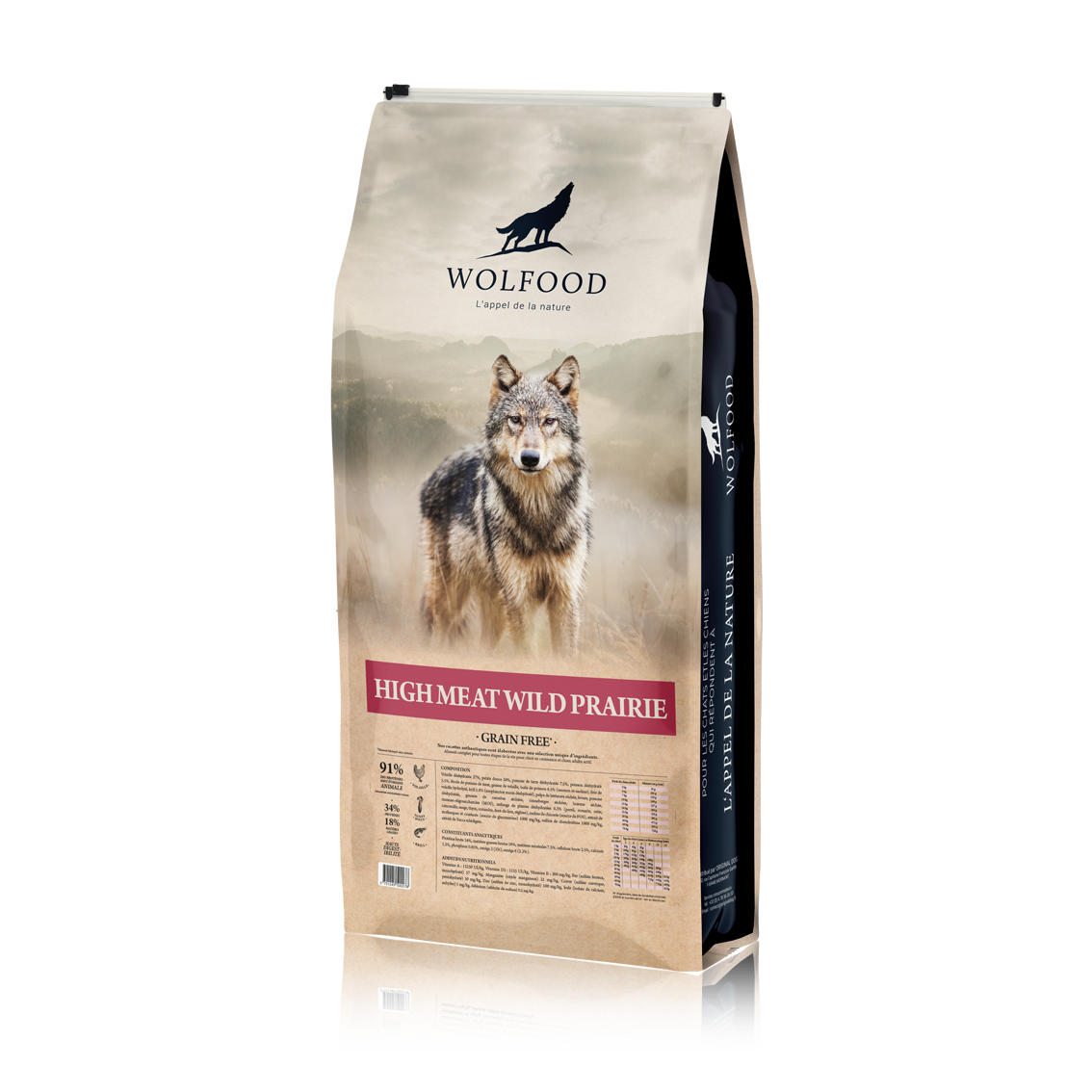 WOLFOOD HIGH MEAT WILD PRAIRIE – Nourrir comme la nature