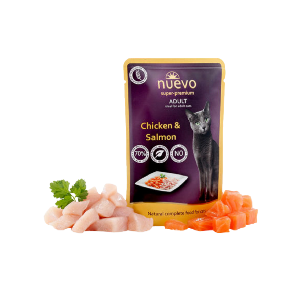 Sachet fraîcheur Poulet & Saumon