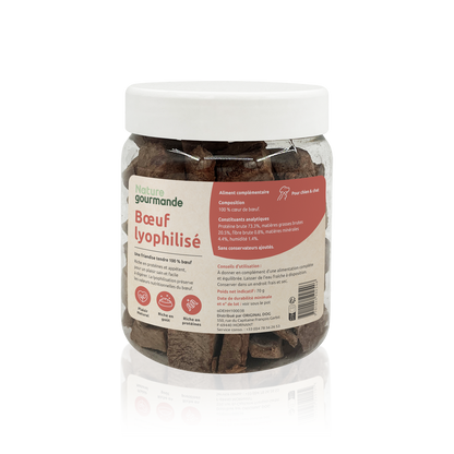 Boeuf lyophilisé