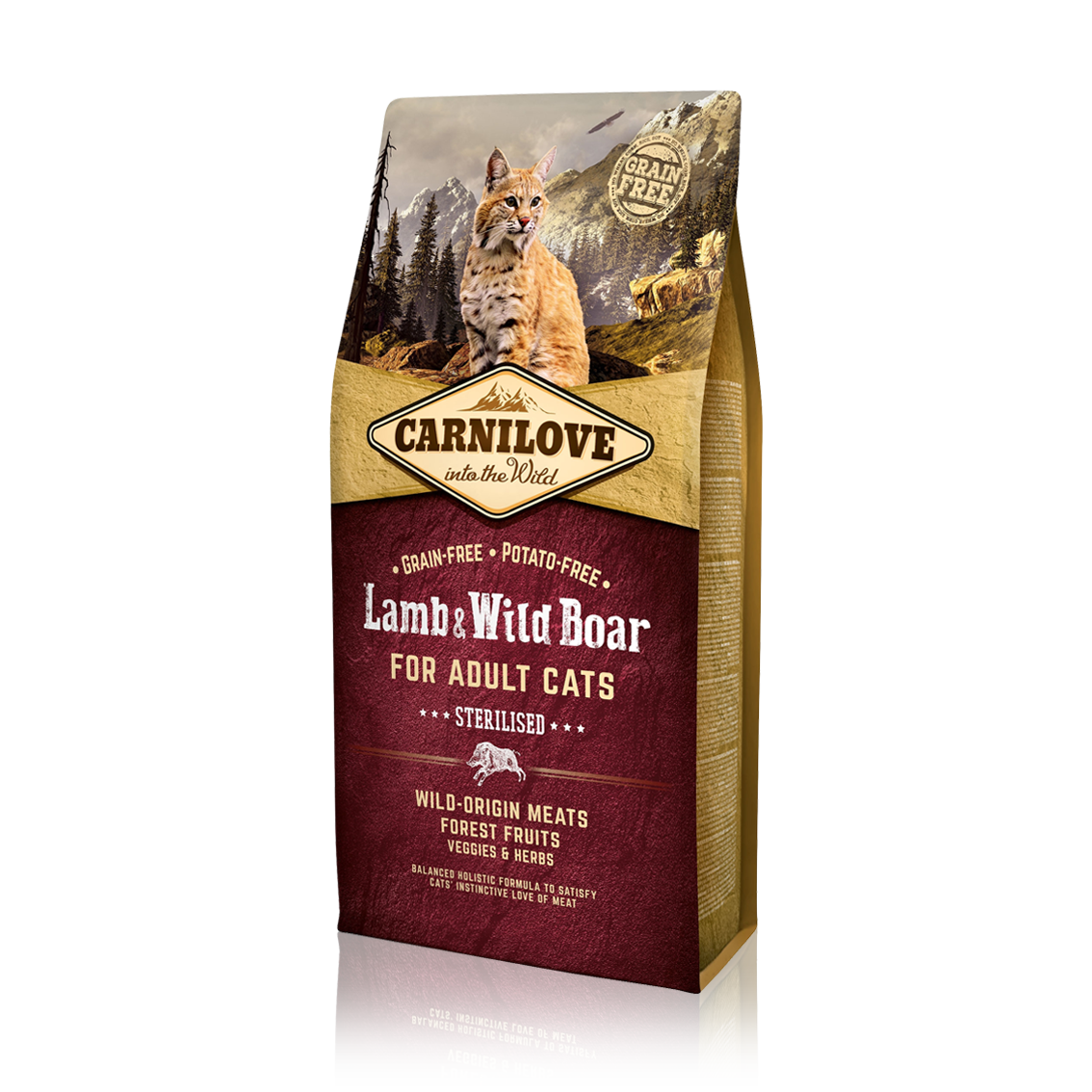 LAMB WILD BOAR  CAT ADULT STERILIZED