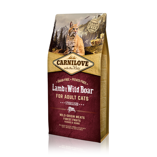 LAMB WILD BOAR  CAT ADULT STERILIZED