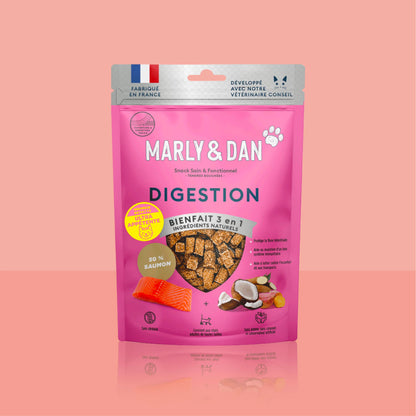 Lot 4 friandises Marly & Dan chat + une gamelle offerte