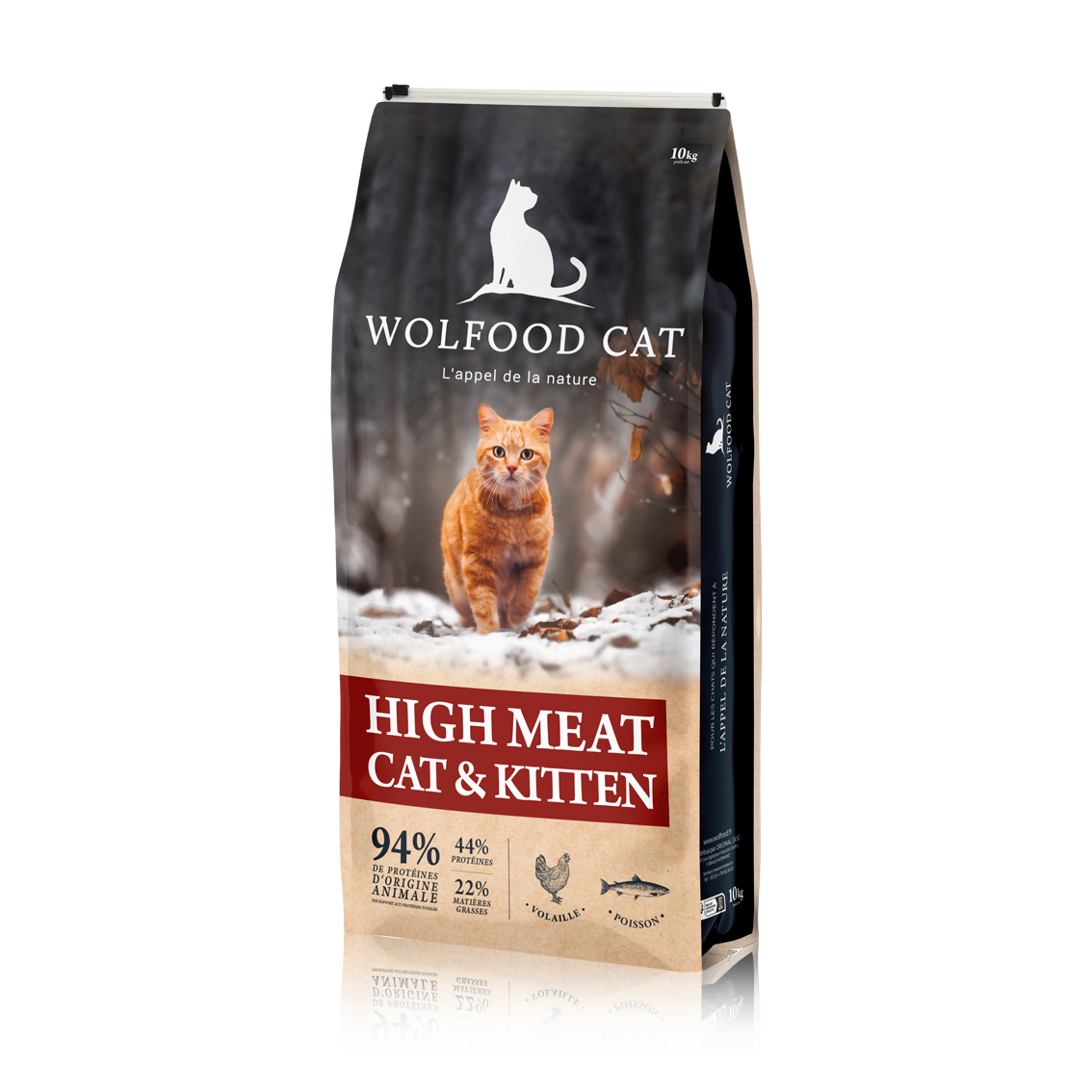 ALTO CONTENIDO DE CARNE PARA GATOS Y GATITOS