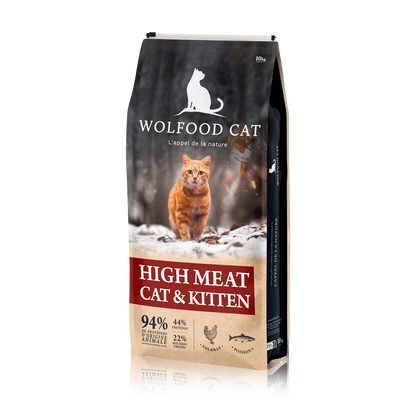 ALTO CONTENIDO DE CARNE PARA GATOS Y GATITOS