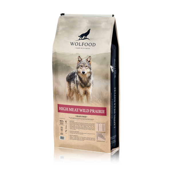 WOLFOOD HIGH MEAT WILD PRAIRIE – Nourrir comme la nature