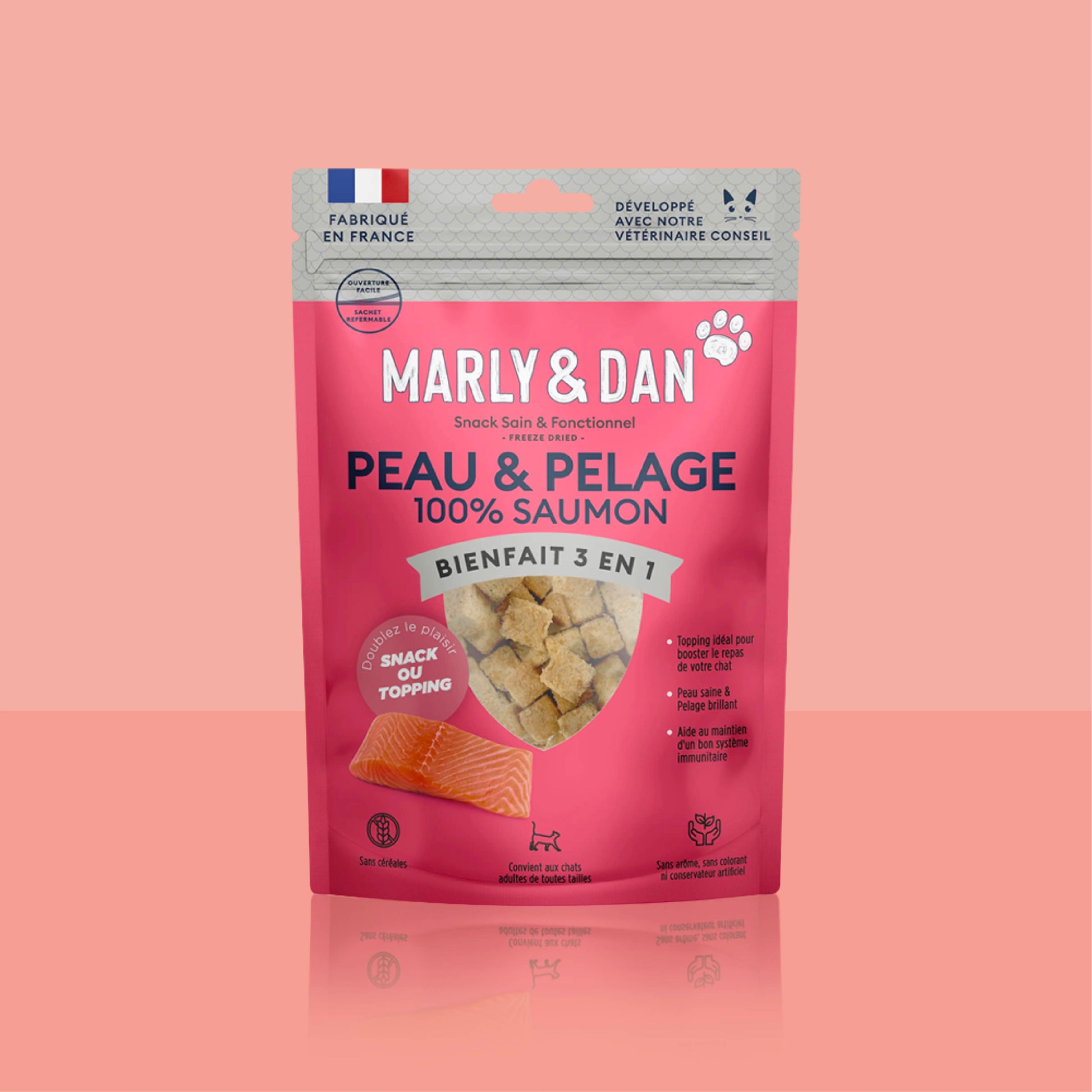 Lot 4 friandises Marly & Dan chat + une gamelle offerte