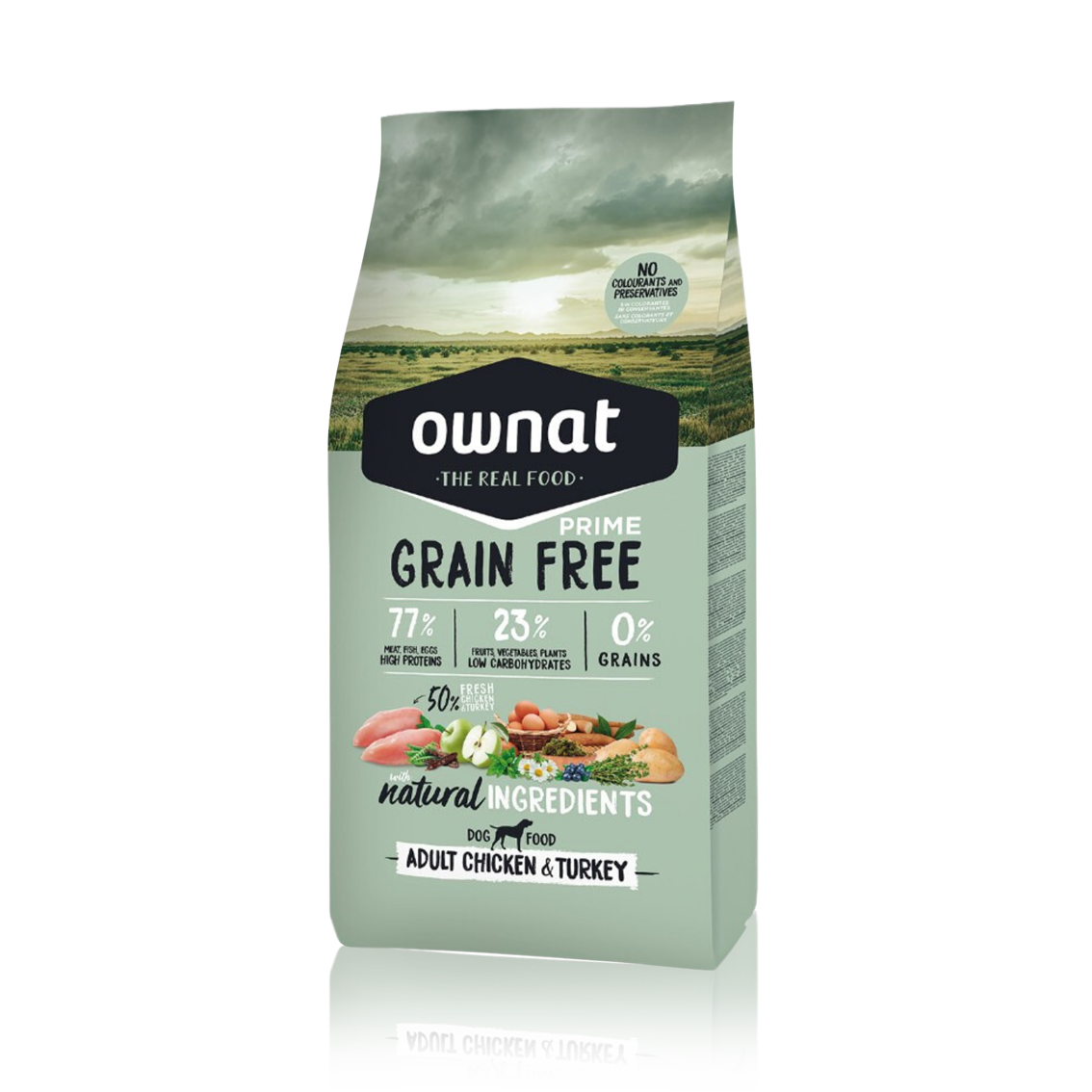 PRIME GRAIN FREE ADULT CHICKEN TURKEY