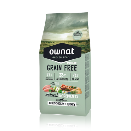 PRIME GRAIN FREE ADULT CHICKEN TURKEY