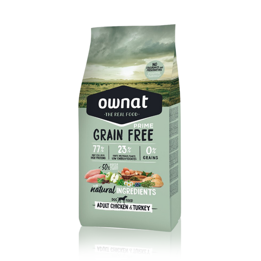 PRIME GRAIN FREE ADULT CHICKEN TURKEY