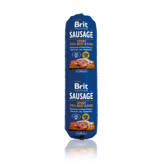 BRIT PREMIUM SAUSAGE SPORT BEEF & FISH