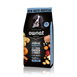 12-kg-Sack (Sack repariert, Kroketten einwandfrei)