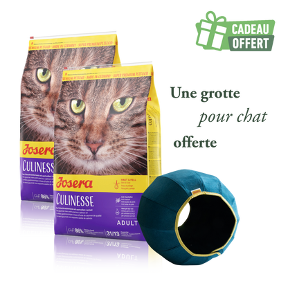 Lot 2 sacs Culiness 10kg + 1 grotte offerte