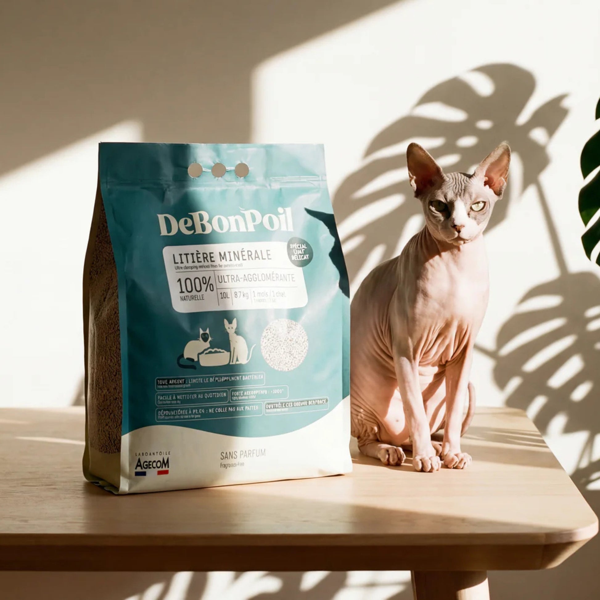 Litière minérale spéciale chat délicat