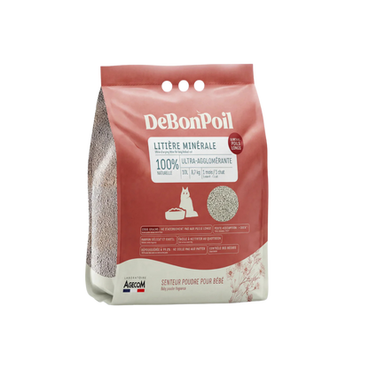 Litière minérale spéciale poils longs