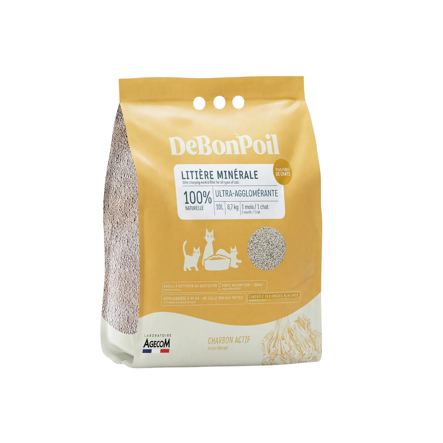 Litière minérale pour tous les chats