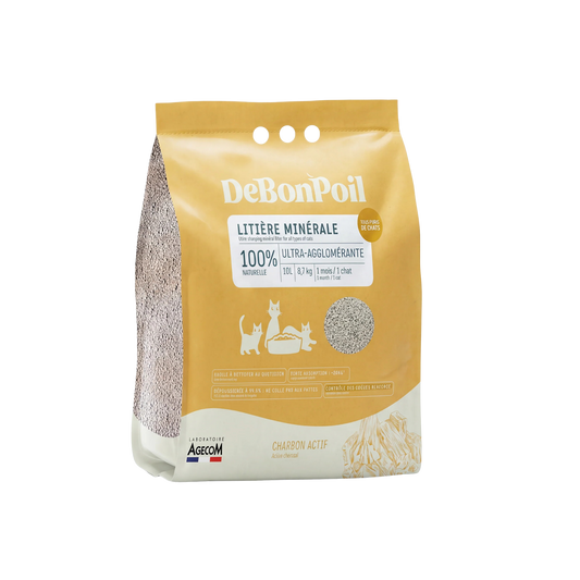 Litière minérale pour tous les chats