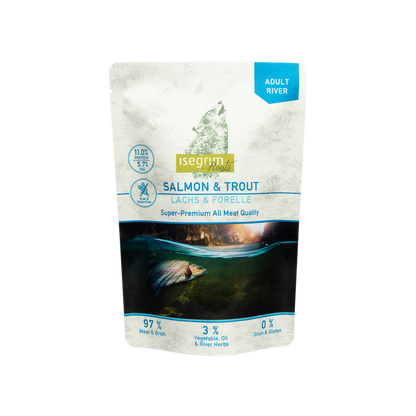 Lot 3 pâtées avec saumon et truite + 3 pâtées cerf et gibier