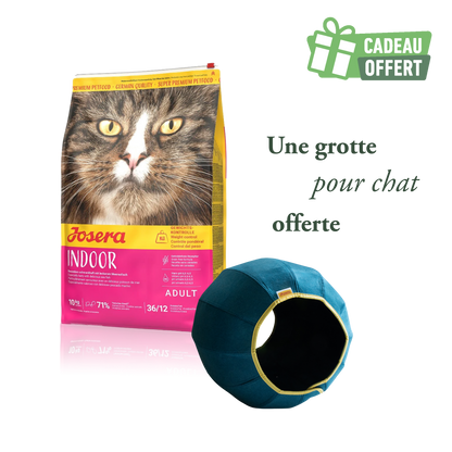 Indoor 10 kg + 1 grotte offerte