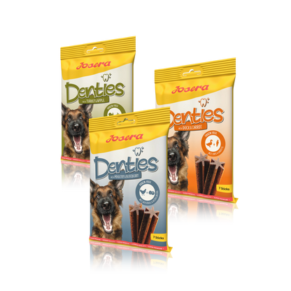 Lote de 3 snacks dentales Josera