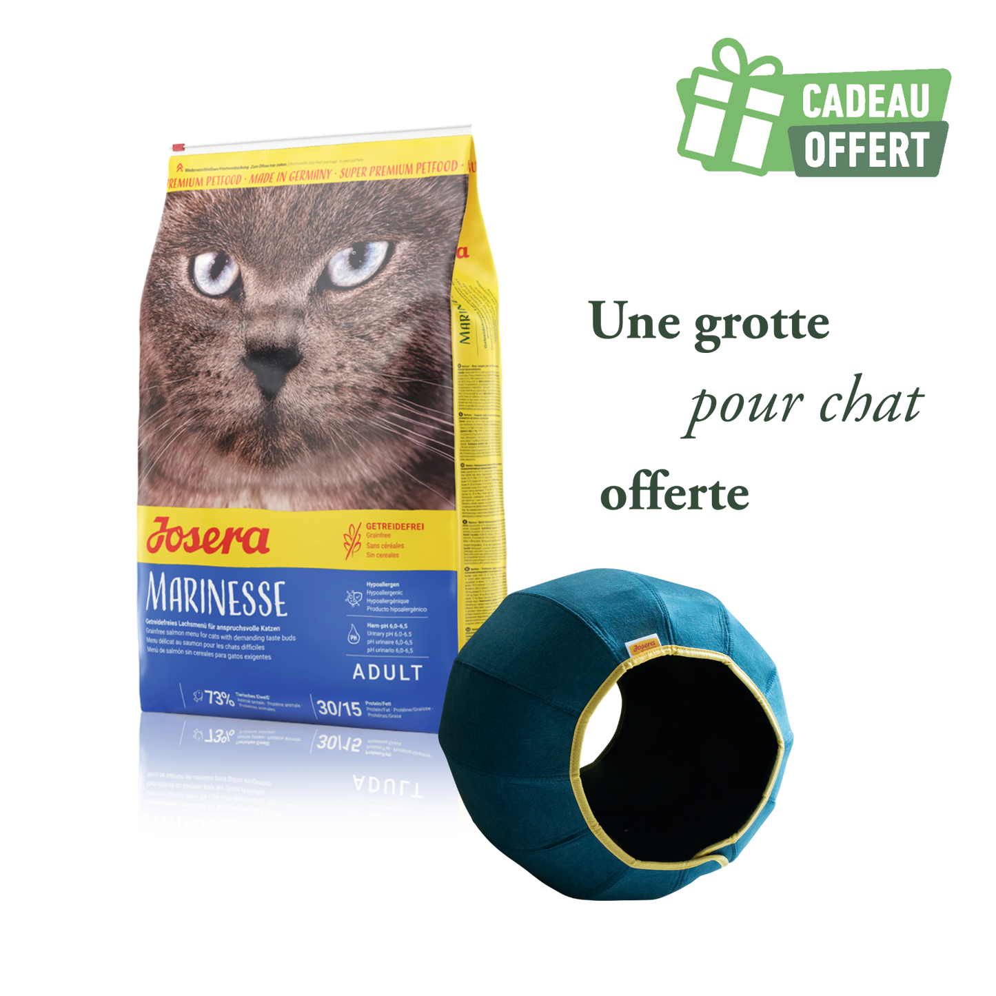 Mariness 10kg + 1 grotte offerte