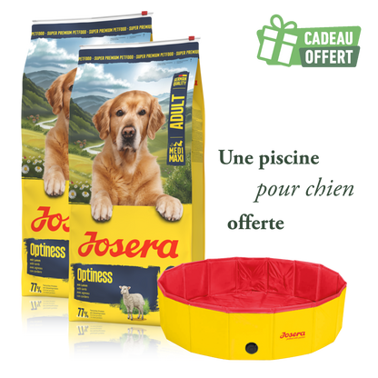 Lot 2 sacs Optiness 12,5 kg + 1 piscine offerte