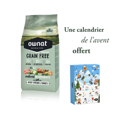 Prime Adult Chicken 12 kg + calendrier de l'avent OFFERT