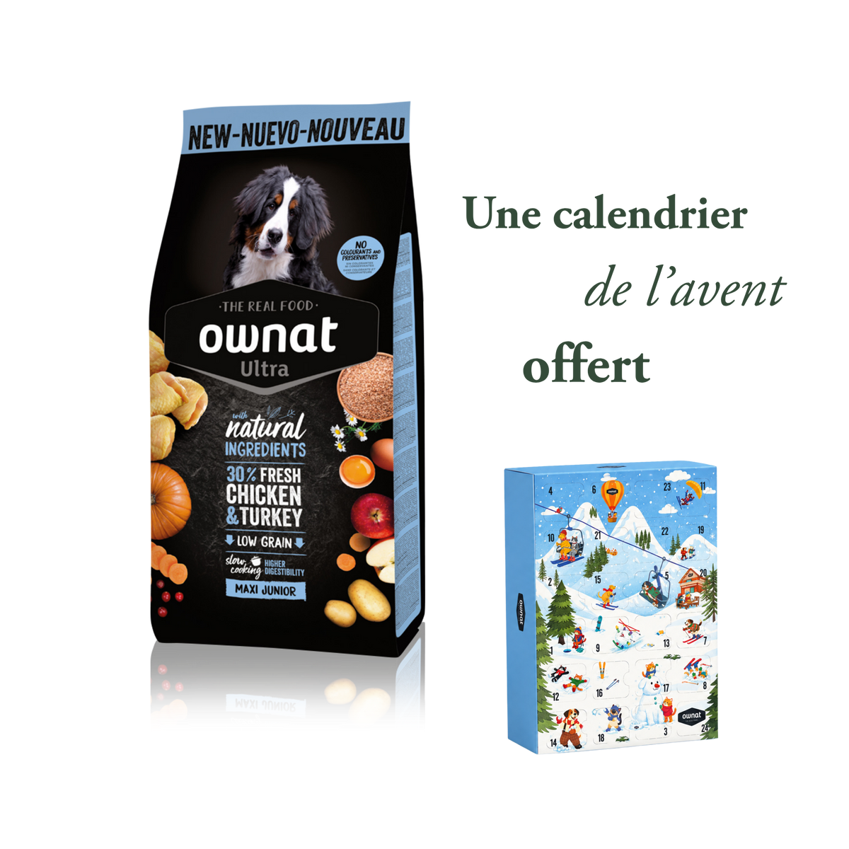 Ultra Maxi Junior 12 kg + calendrier de l'avent offert