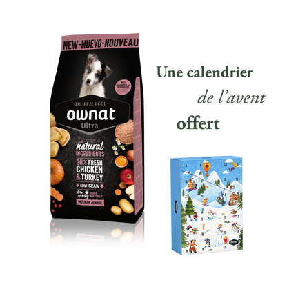 Ultra Medium Junior 12 kg + calendrier de l'avent offert