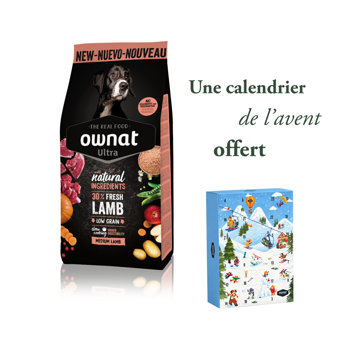 Ultra Medium Lamb 12 kg + calendrier de l'avent offert