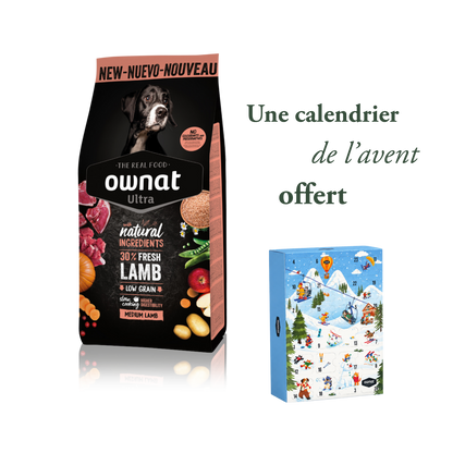 Ultra Medium Lamb 12 kg + calendrier de l'avent offert