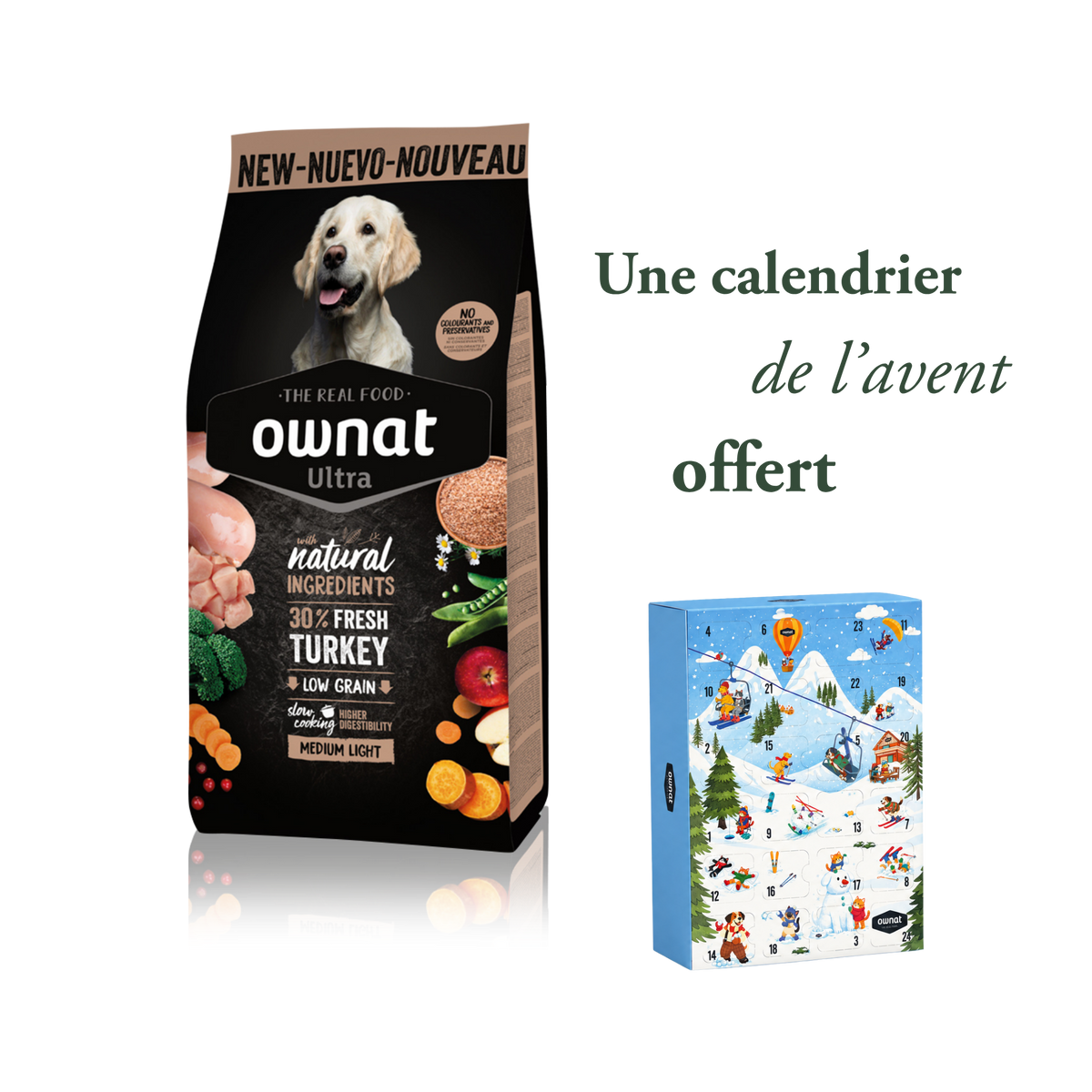 Ultra Medium Light 12 kg + calendrier de l'avent offert