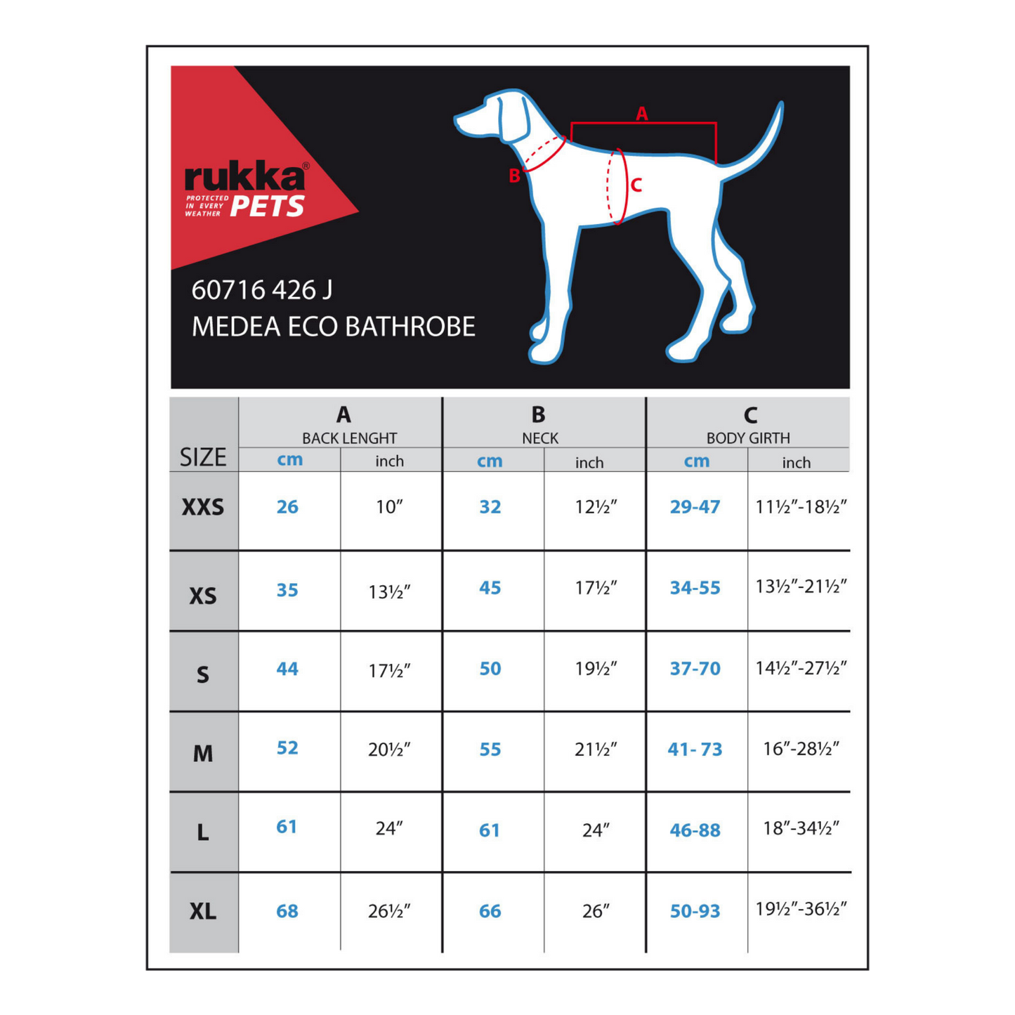 Peignoir pour chien très absorbant