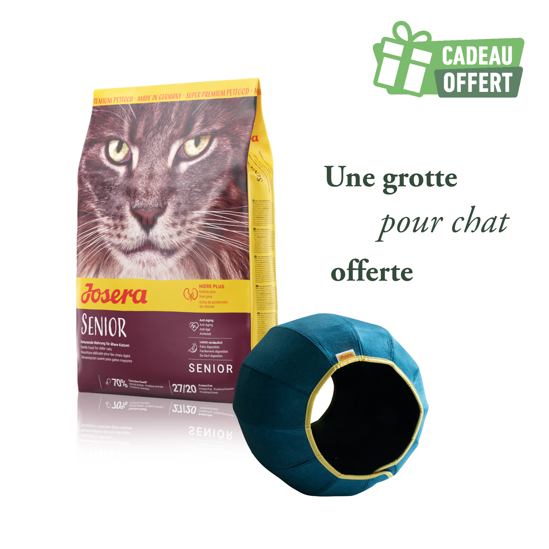 Senior 10 kg + 1 grotte offerte