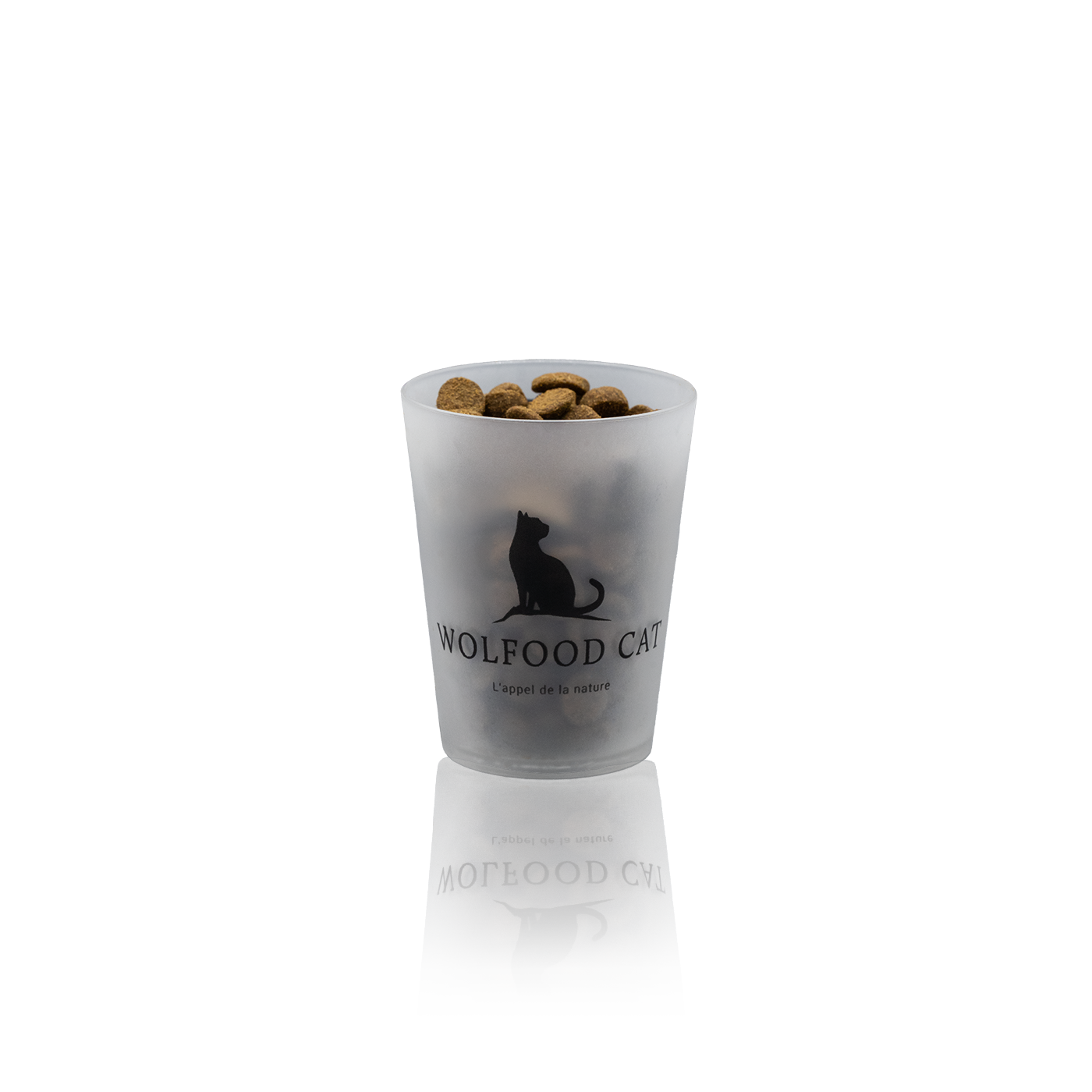 Gobelet doseur pour chat