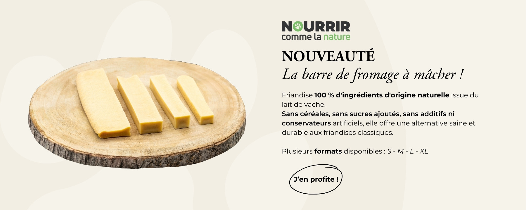 BARRE FROMAGE A MACHER WOLFOOD