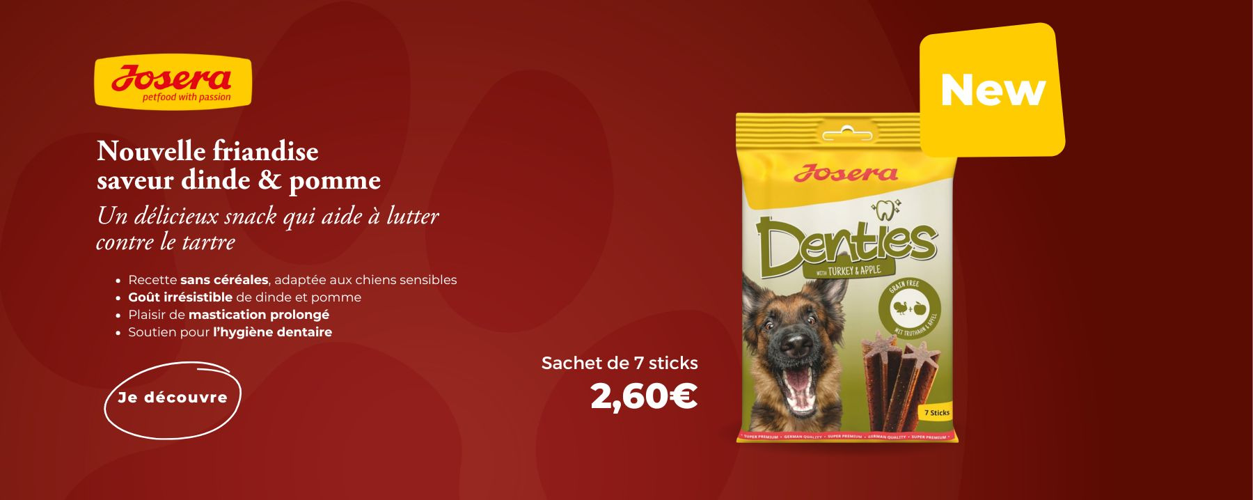 JOSERA DENTIE APPLE TURLEY - NOUVEAUTE