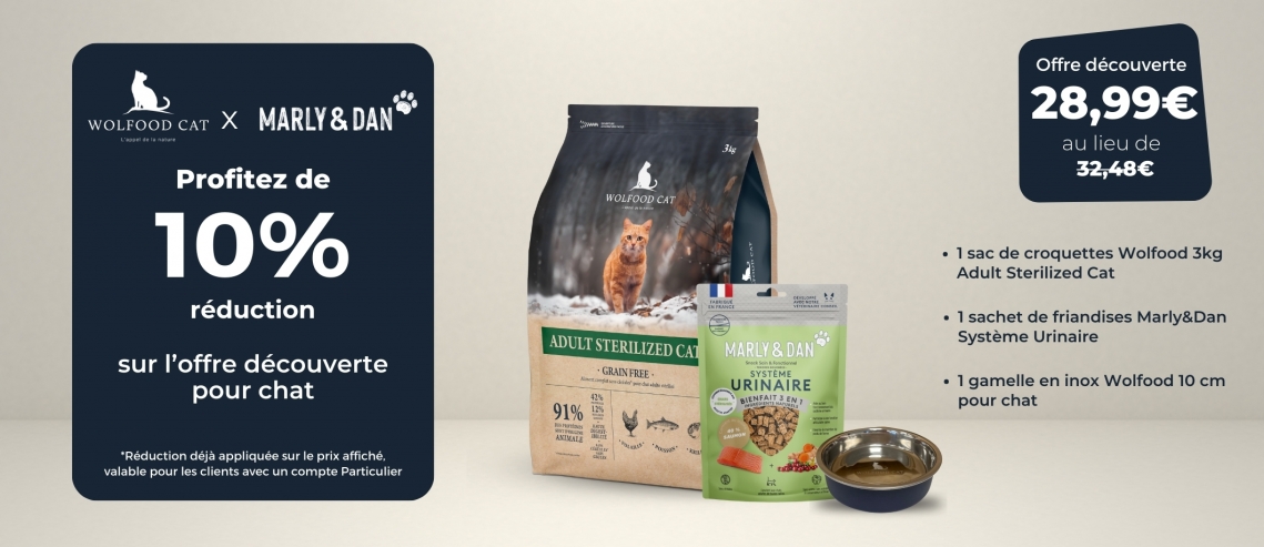 Jouet à mâcher Wolfood pour chien et chat - Goodbro