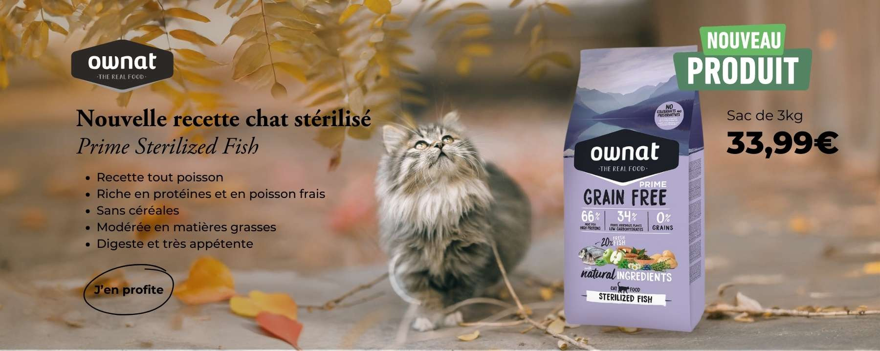 OWNAT Prime Sterilized Fish