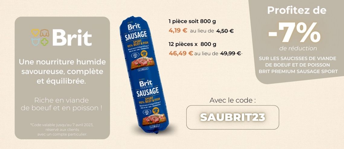 REDUCTION SAUCISSE BRIT 7%
