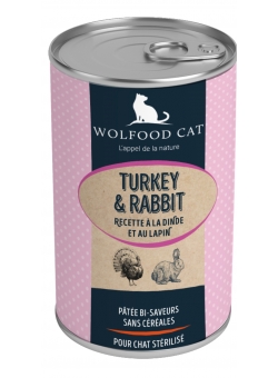 Boites chat STERILIZED TURKEY & RABBIT