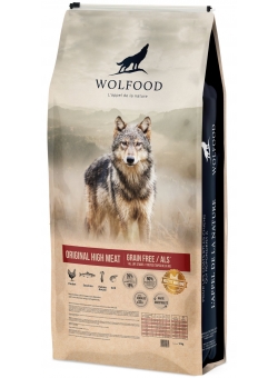 Croquettes pour chien WOLFOOD ORIGINAL high meat poulet grand chien adulte